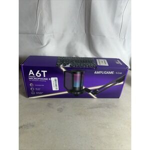 Fifine Ampligame A6T USB RGB Gaming Microphone With Arm and Screen